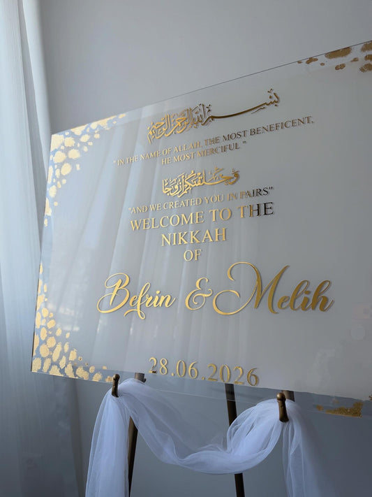 Ayat of Love – Nikkah Wedding Sign