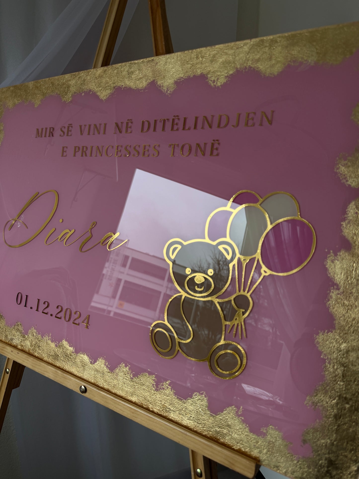 Teddy Bear with Ballons SVG