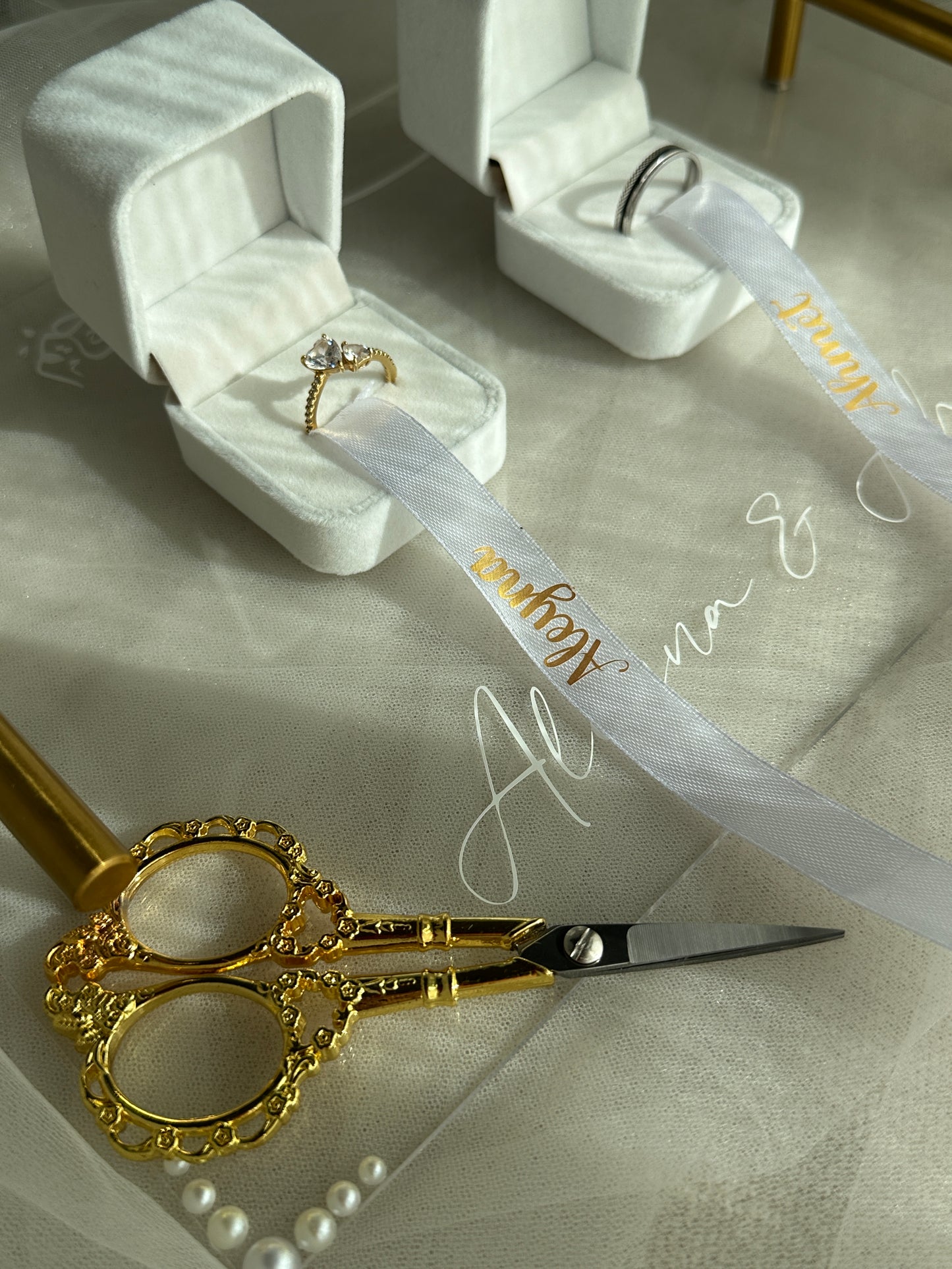 Golden Floral Scissors
