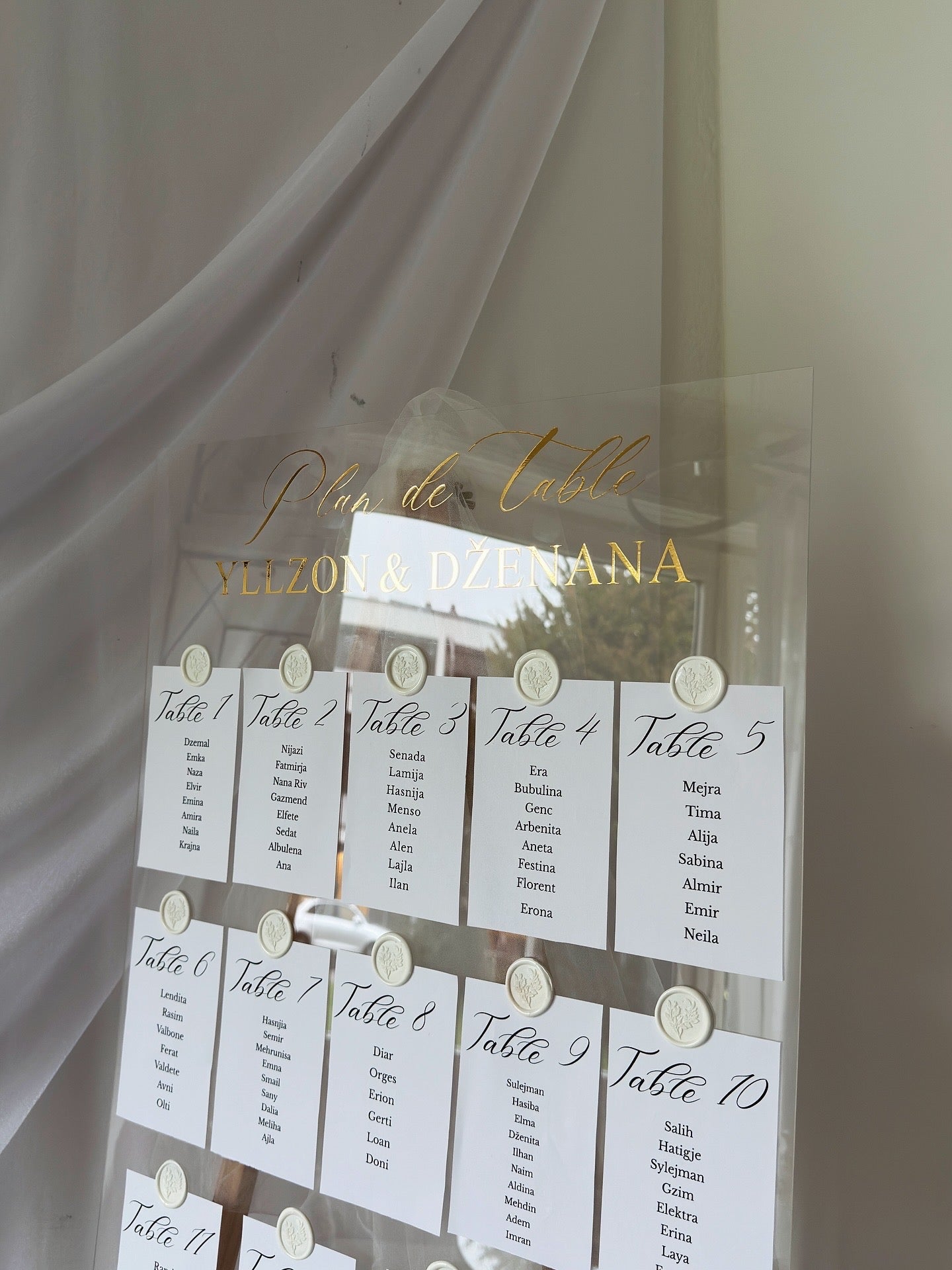Find Your Seat – Acrylic Wedding Seating Sign