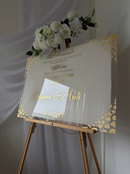 Ayat of Love – Nikkah Wedding Sign