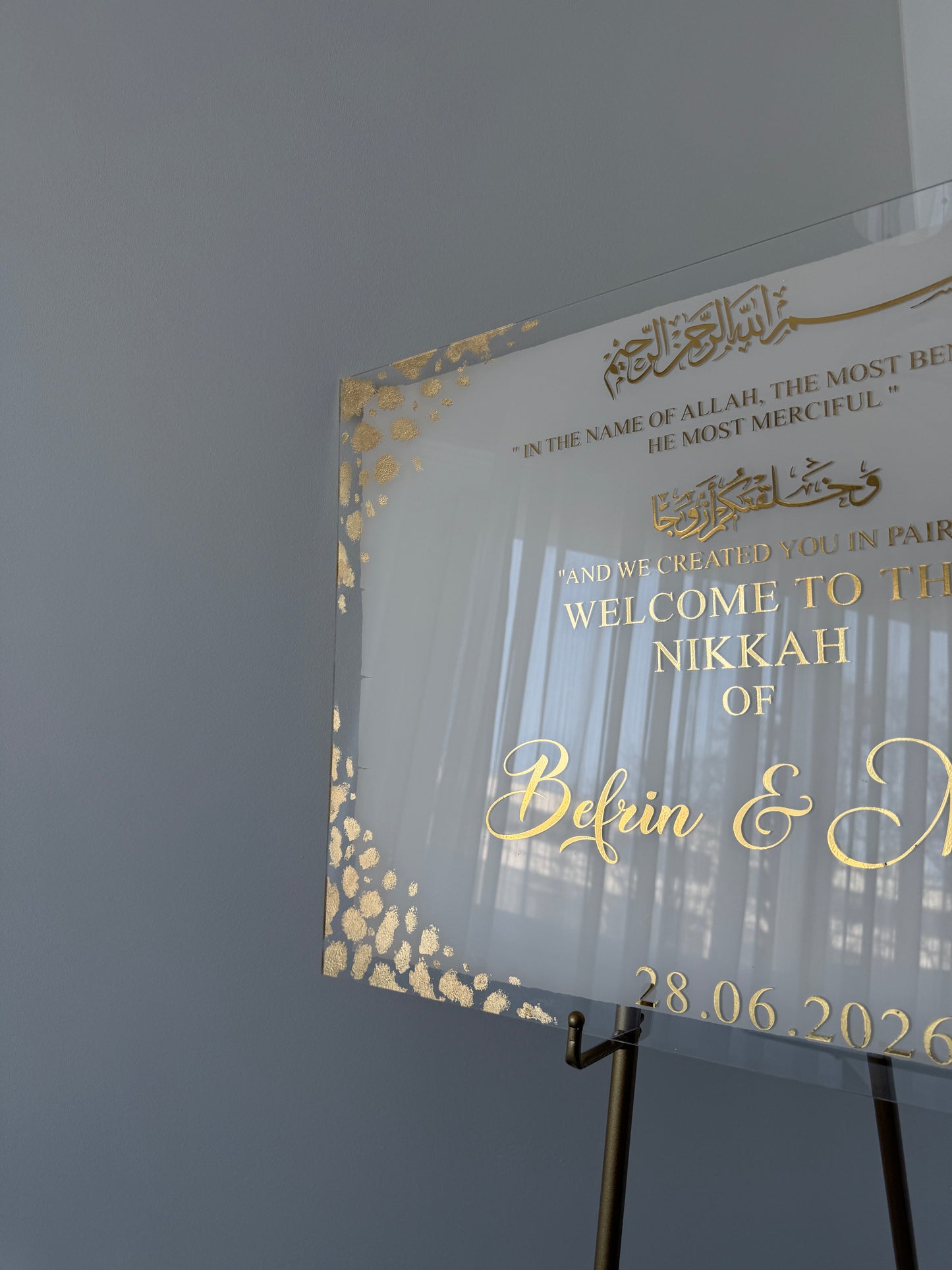 Ayat of Love – Nikkah Wedding Sign