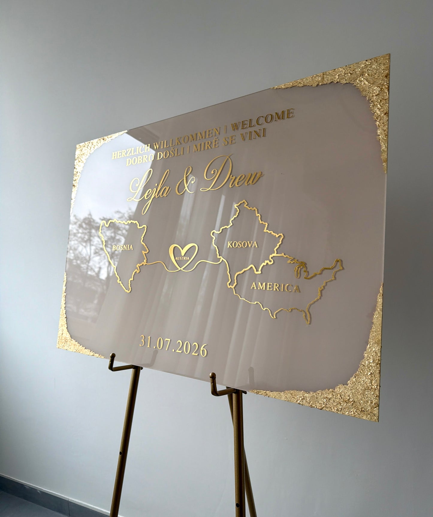 Love Without Borders -Wedding Sign