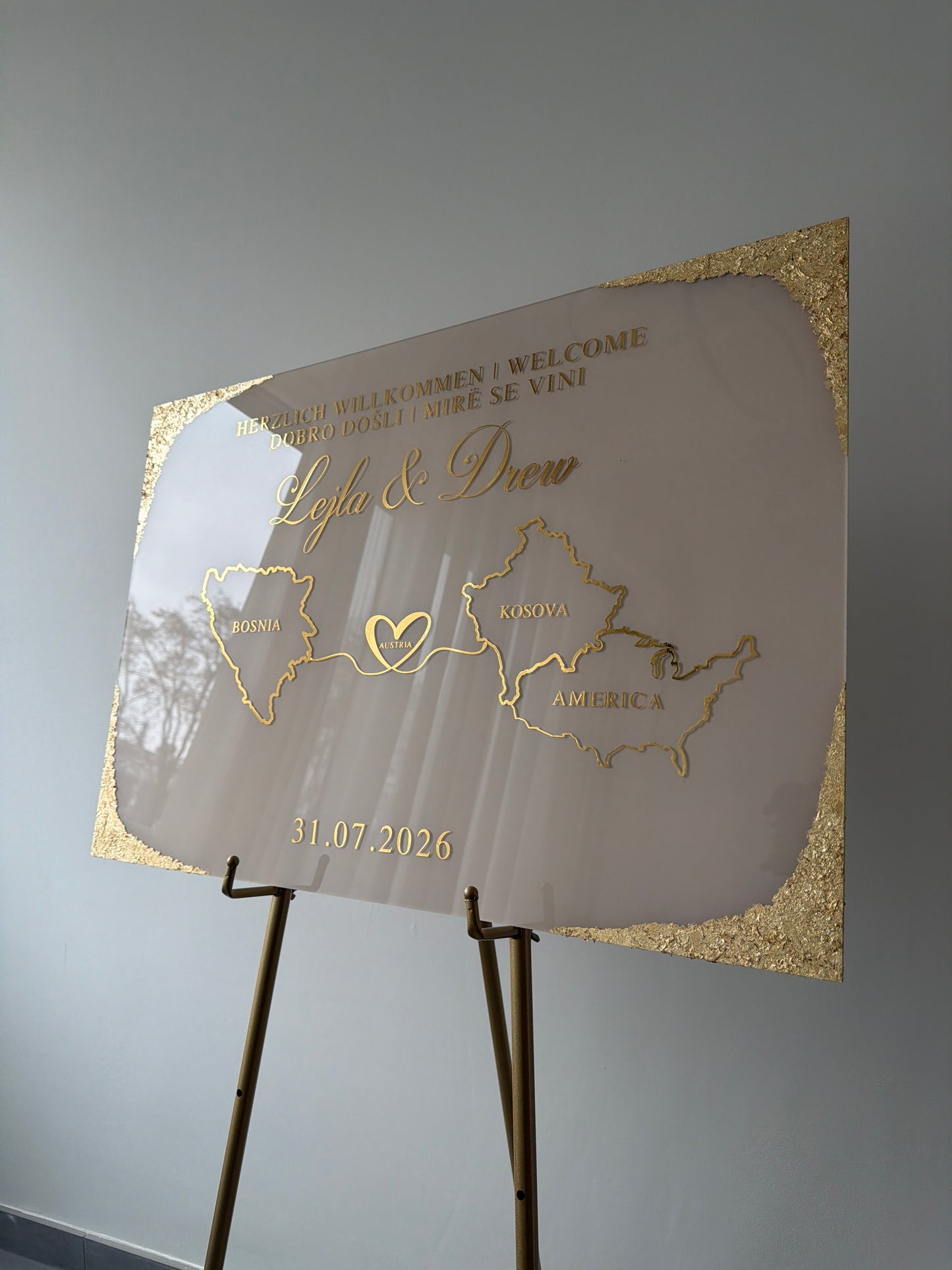 Love Without Borders -Wedding Sign