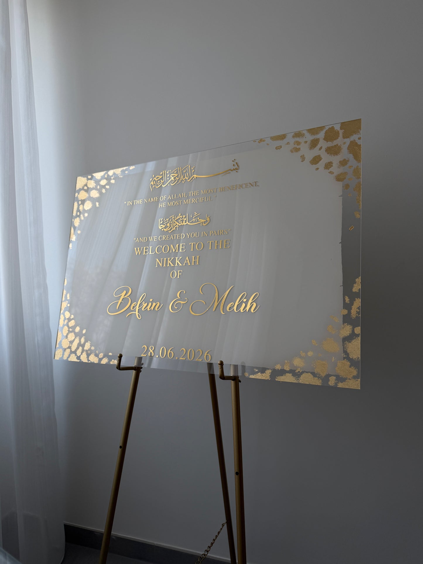 Ayat of Love – Nikkah Wedding Sign