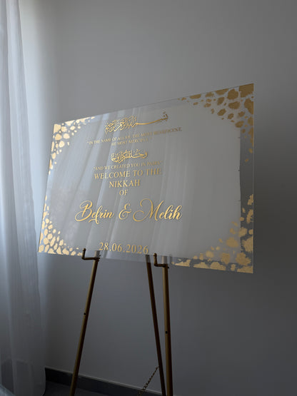 Ayat of Love – Nikkah Wedding Sign