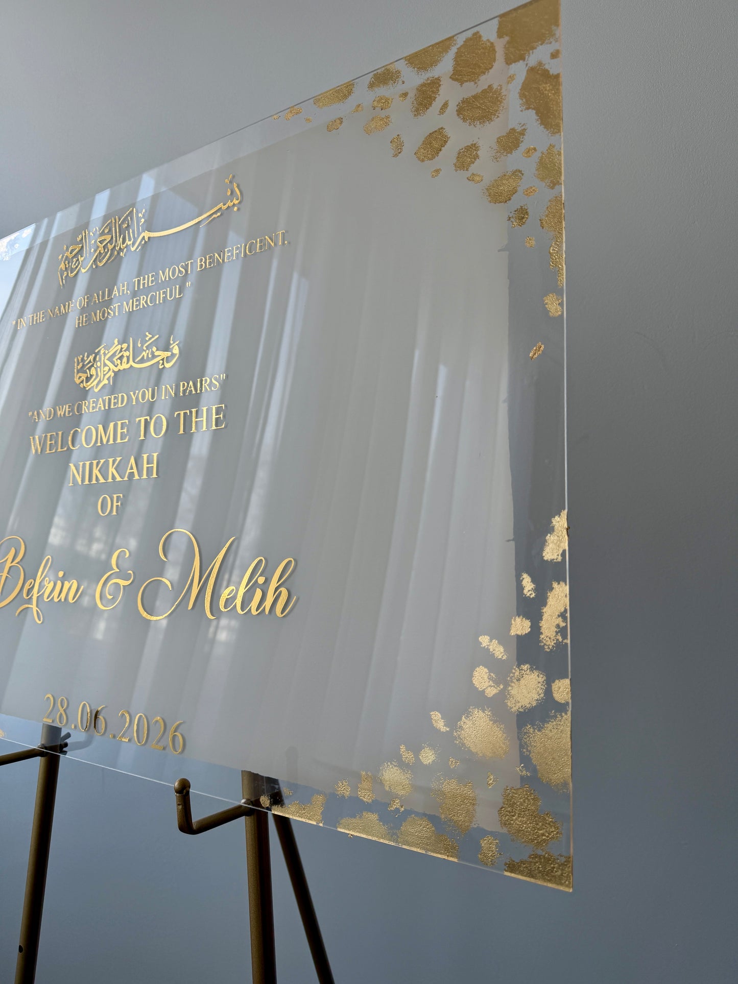 Ayat of Love – Nikkah Wedding Sign