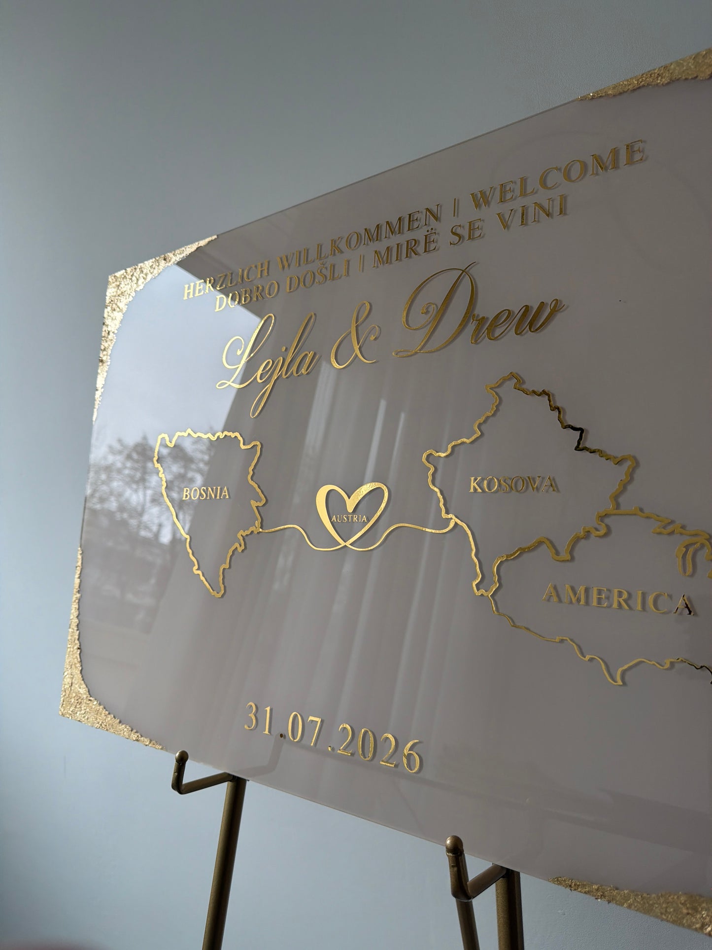 Love Without Borders -Wedding Sign
