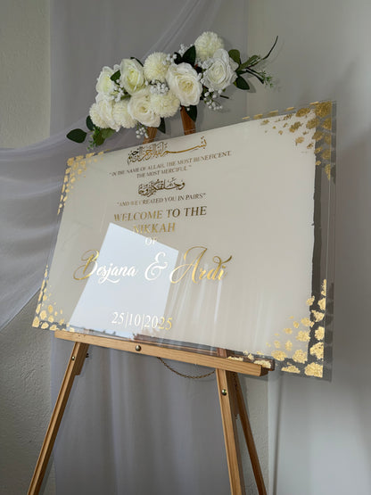 Ayat of Love – Nikkah Wedding Sign