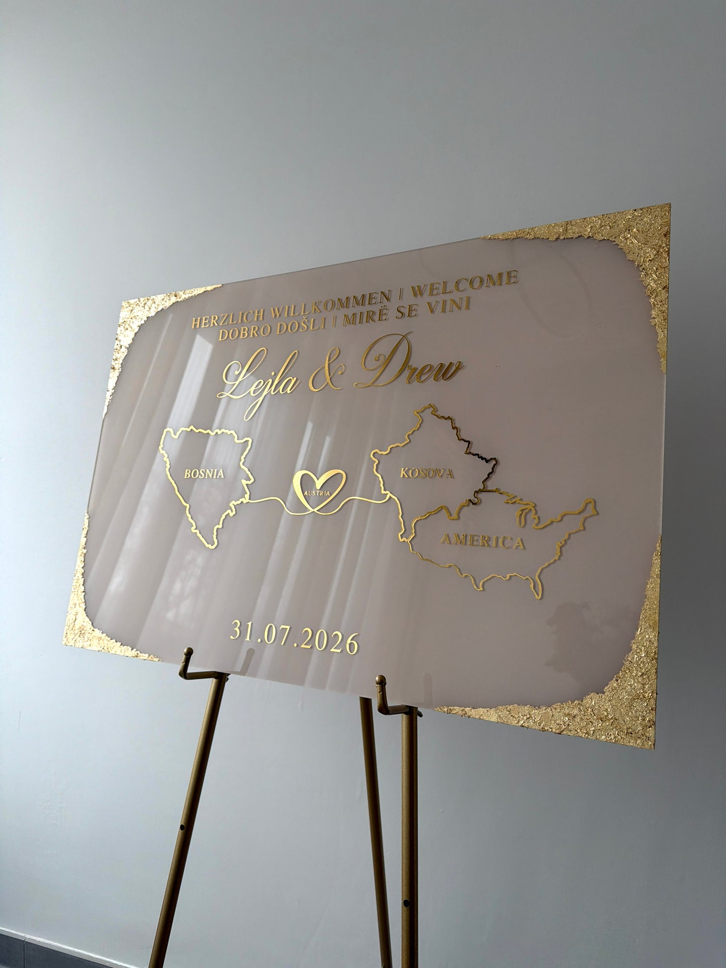 Love Without Borders -Wedding Sign