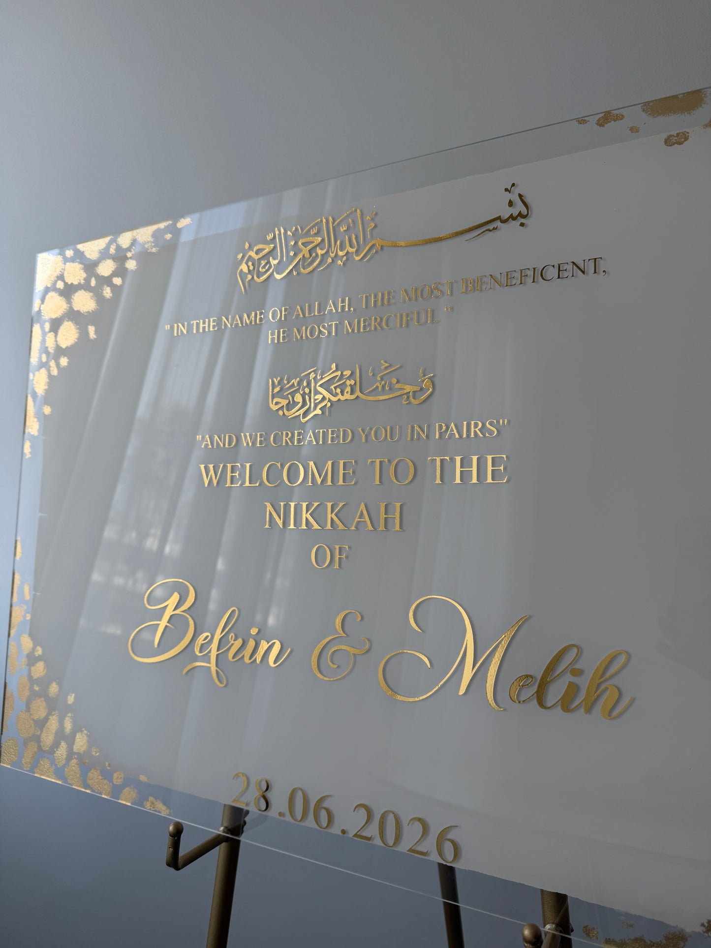 Ayat of Love – Nikkah Wedding Sign
