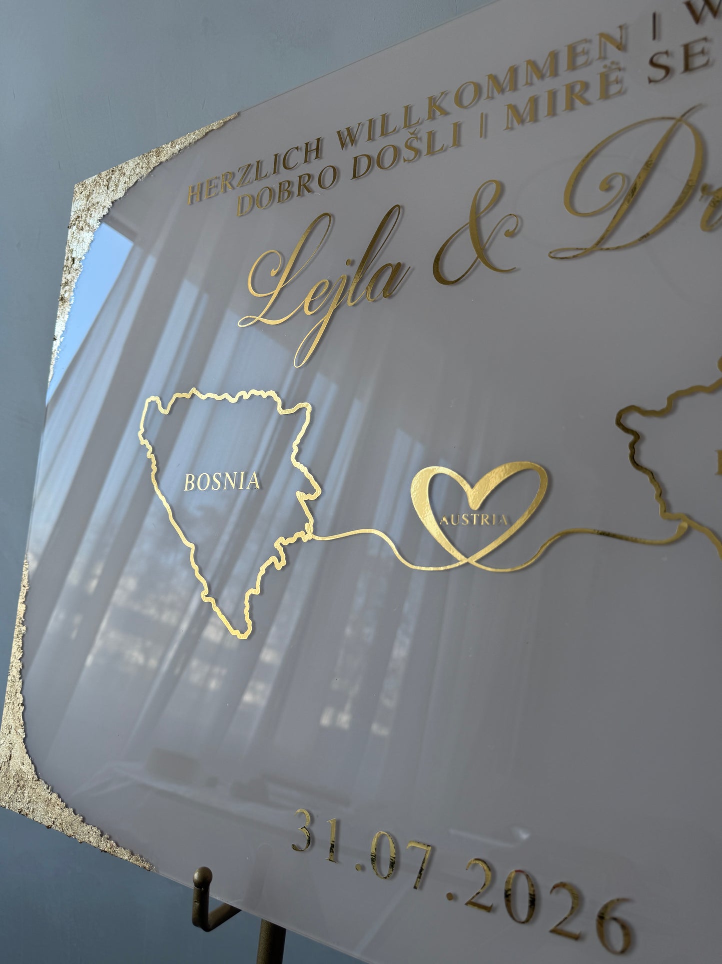 Love Without Borders -Wedding Sign