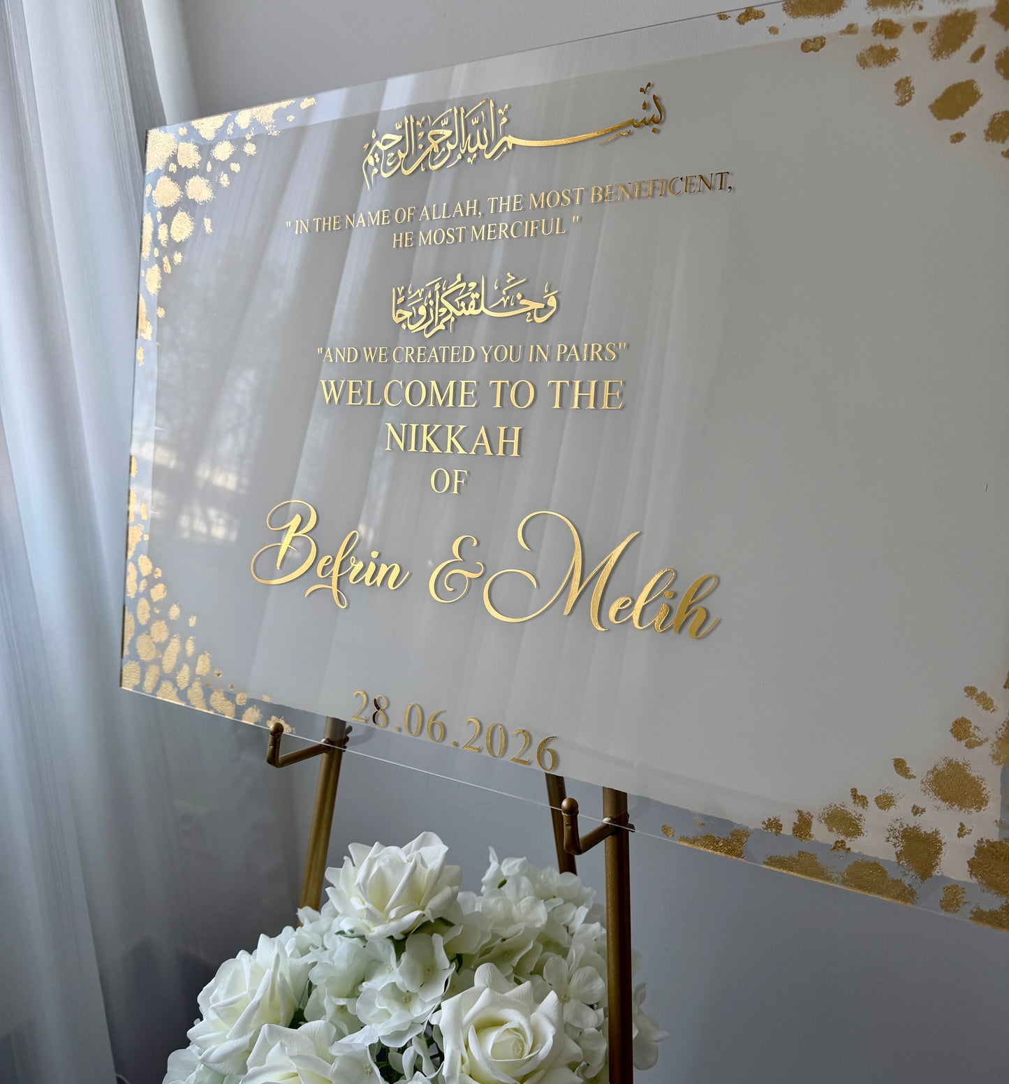 Ayat of Love – Nikkah Wedding Sign
