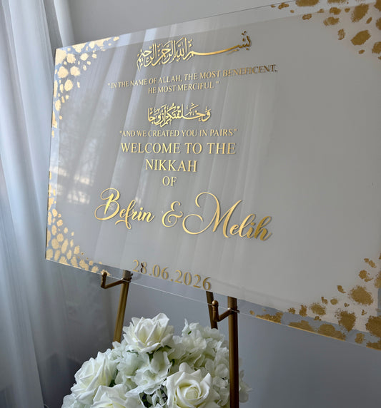 Ayat of Love – Nikkah Wedding Sign
